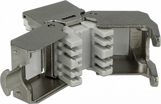 Modul Keystone RJ45 DeLOCK 86385, Cat6A, AWG 26/23, 2 copë, Gri