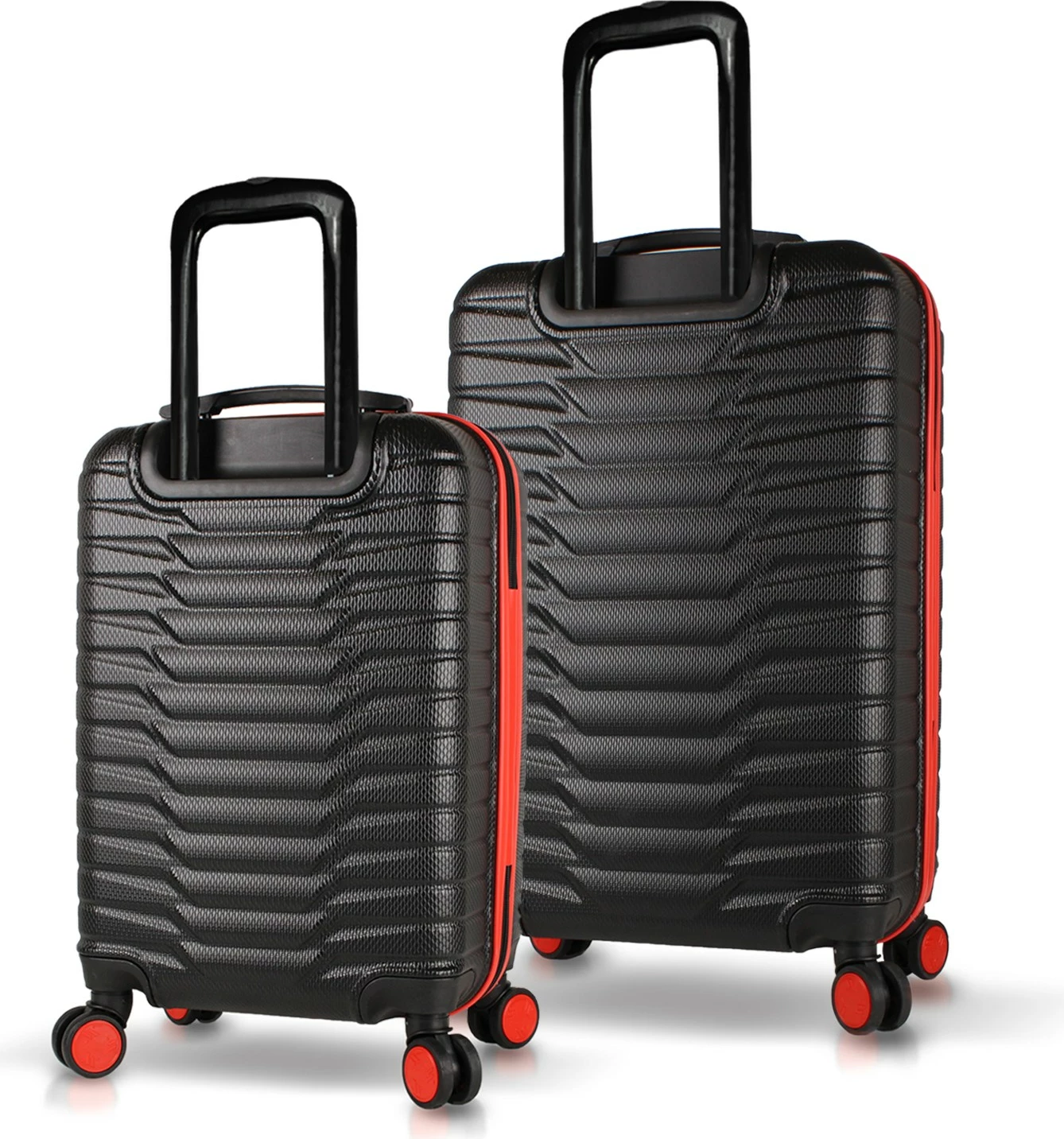 Set valixhesh (2 copë), Zoozie Bags, 5622, ngjyrë e zezë