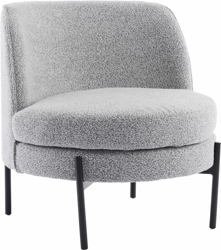 Karrige e ulët Cesta, ngjyrë gri, 71.5x72x71.5