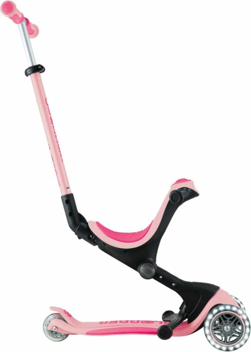 Trotinetë me ulëse Globber GO•UP DELUXE LIGHTS (646-710-2), për fëmijë