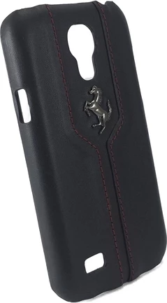 Mbështjellës Ferrari Monte Carlo për Samsung Galaxy S4 Mini, lëkurë, i zi