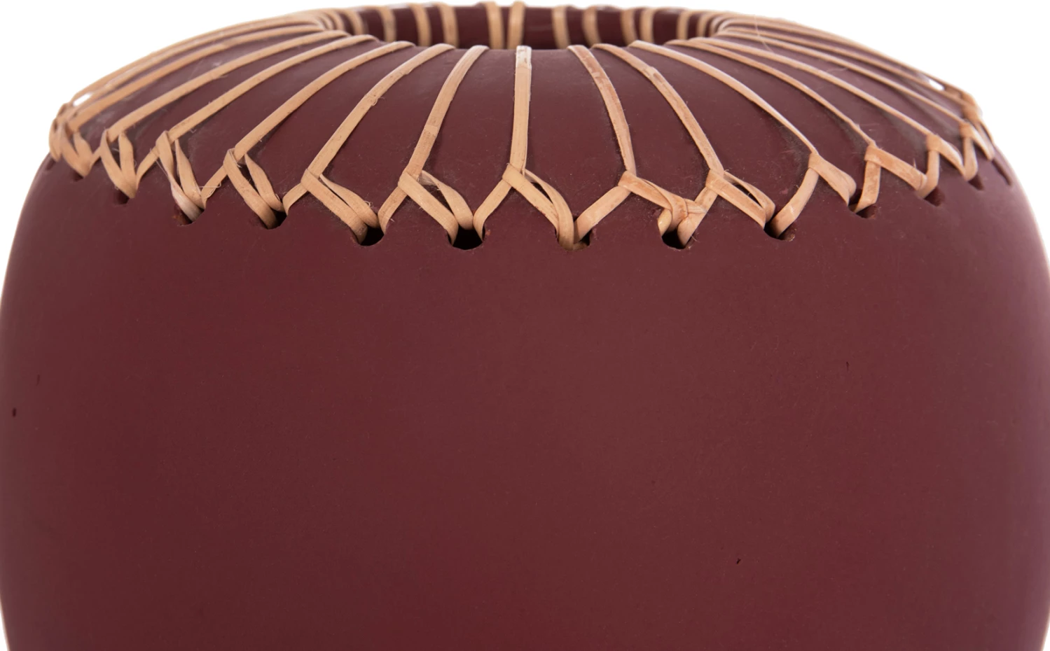 Vazo dekorative tavoline Lennox, terrakotë, e kuqe e errët, FH4675.06L, 22x20cm