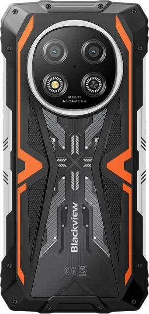 Celular BLACKVIEW Rock 2 8GB RAM/256GB 5G, bateri 15000mAh, portokalli