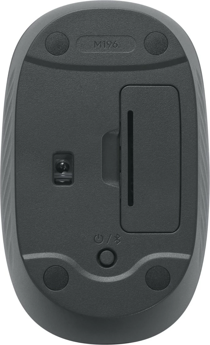 Maus Logitech M196, Ambidextrous, IR LED, Bluetooth, 1000 DPI, Graphite
