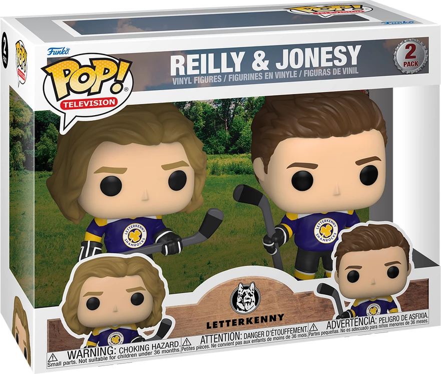Set figurina vinili Funko POP! Television Letterkenny Reilly & Jonesy (In Jerseys), 2 copë