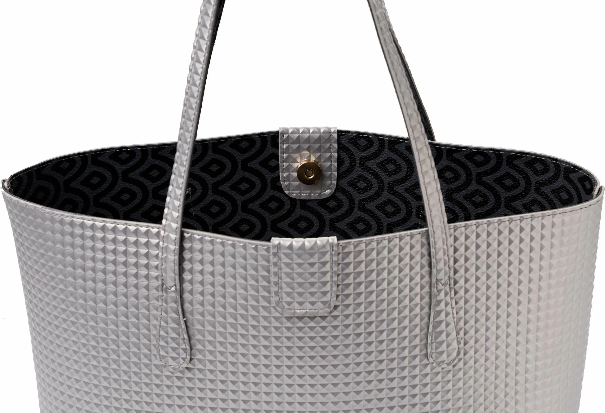 Çantë tote Lucky Bees, ngjyrë argjendi, 1238 Prm