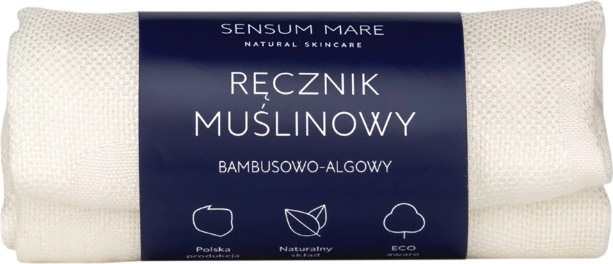 Peshqir fytyre Sensum Mare Algopure Bamboo-Alg për femra, 1 copë