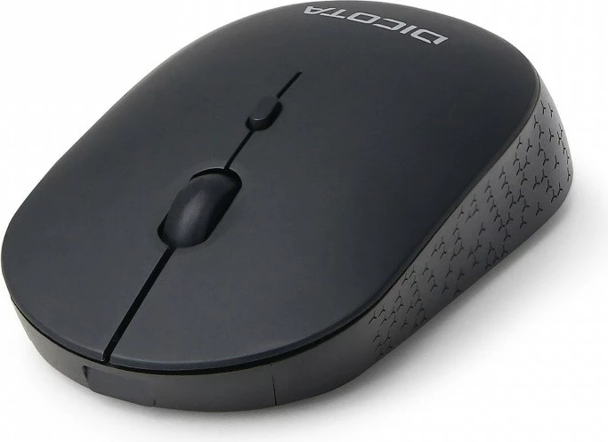 Maus pa kabllo DICOTA Silent V2, USB, i zi
