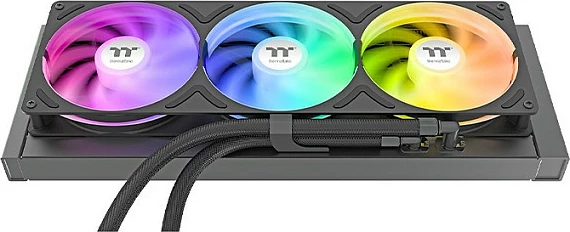 Ftohës uji AIO Thermaltake ST360 Ultra, radiator 360mm, LCD 7", RGB, i zi