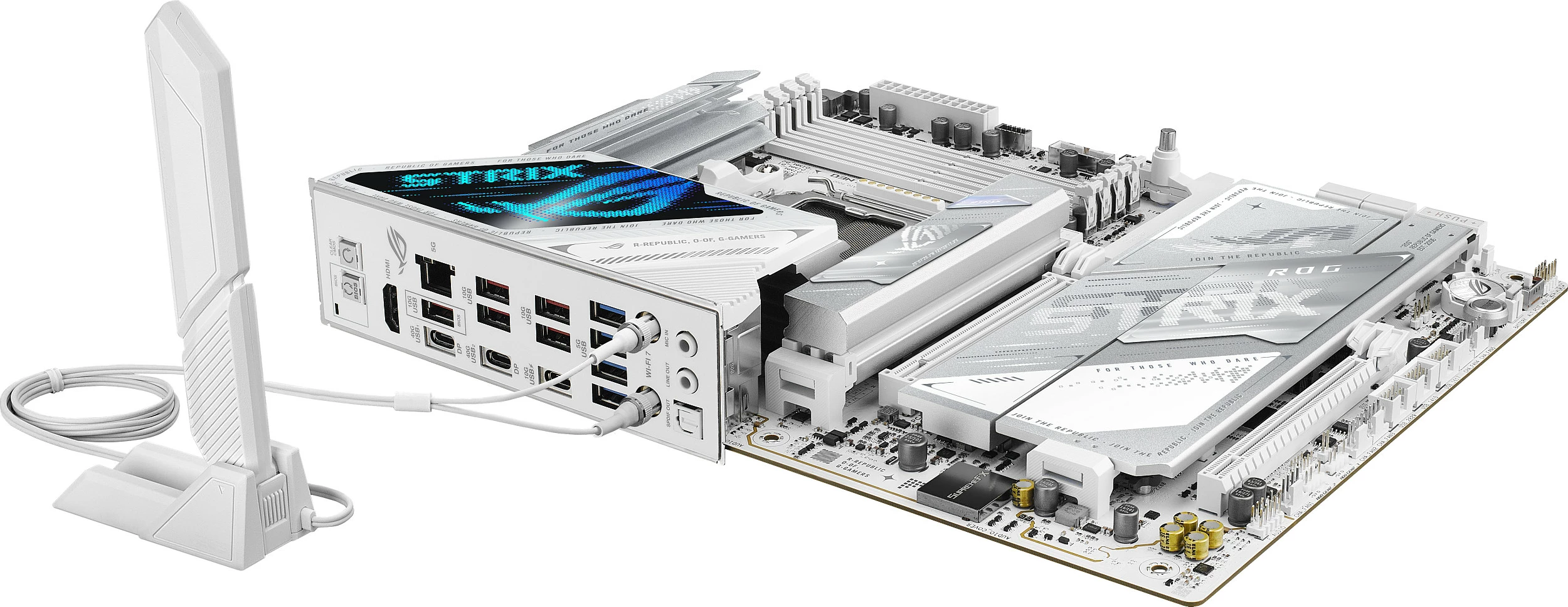 Pllakë amë ASUS ROG STRIX X870E-A Gaming WiFi 7, Socket AM5, DDR5 256GB, ATX, e bardhë