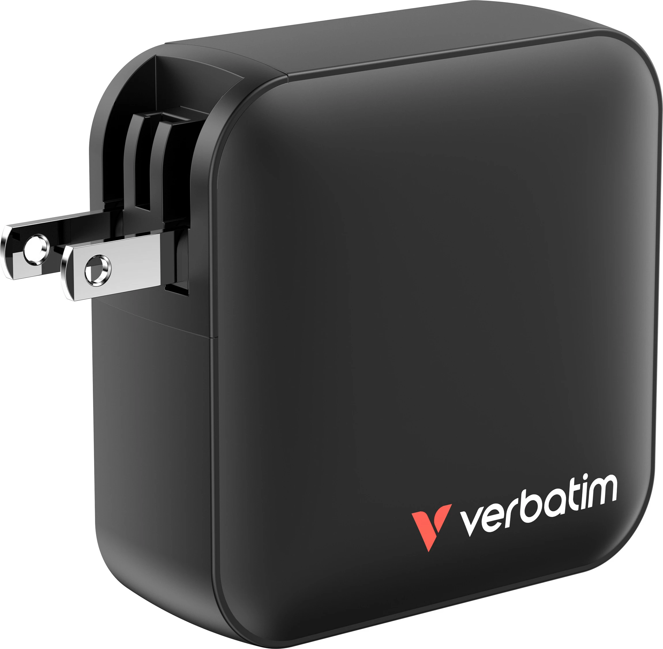 Karikues Verbatim Mini GaN 165W, 4 porta USB-C/USB-A, PD 3.1 140W, QC 3.0, me adaptor EU/UK, i zi