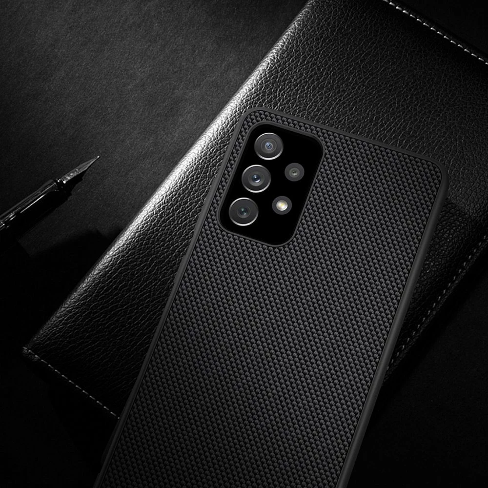 Mbështjellës Nillkin Textured Case për Samsung Galaxy A72 4G, i zi