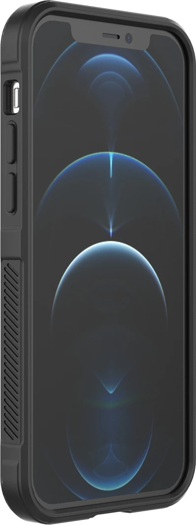 Mbështjellës Hurtel Magic Shield Case për iPhone 12 Pro, fleksibil, i blinduar, i kuq