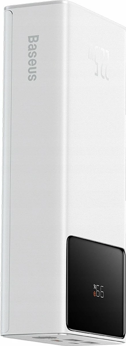 Powerbank Baseus EnerFill FP41 30000mAh 22.5W me display, e bardhë