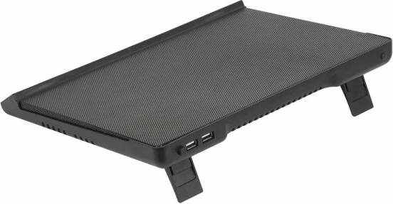 Stend ftohës për laptop RIVACASE 5556, deri 17.3\", 1 ventilator, 2x USB, i zi