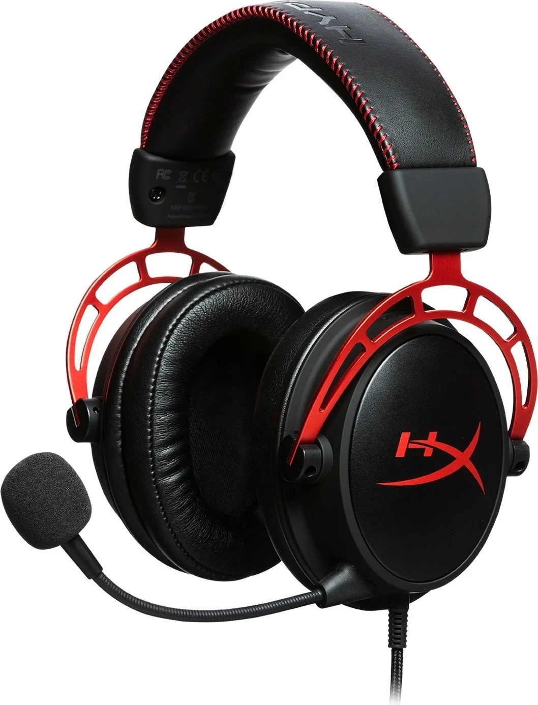 Kufje HyperX Cloud Alpha, të zeza/kuqe