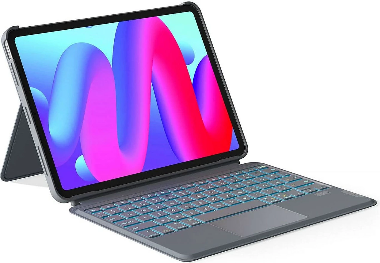 Tastierë inateck për iPad Air 11" / iPad 11", QWERTZ, me touchpad, gri