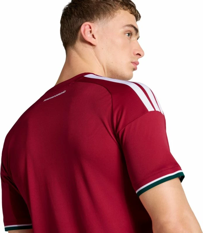 Fanellë futbolli për meshkuj adidas Hungary 26 Home JZ6975, burgundy