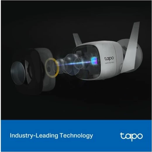 Kamerë sigurie Wi‑Fi outdoor TP-LINK Tapo C325WB 2K QHD, IP66, night vision me ngjyra, e bardhë