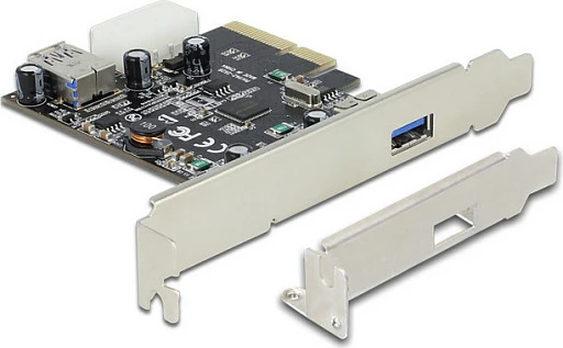 Kartë zgjerimi PCIe DeLOCK 89399, 2x USB 3.2 Gen 1, 10 Gbit/s