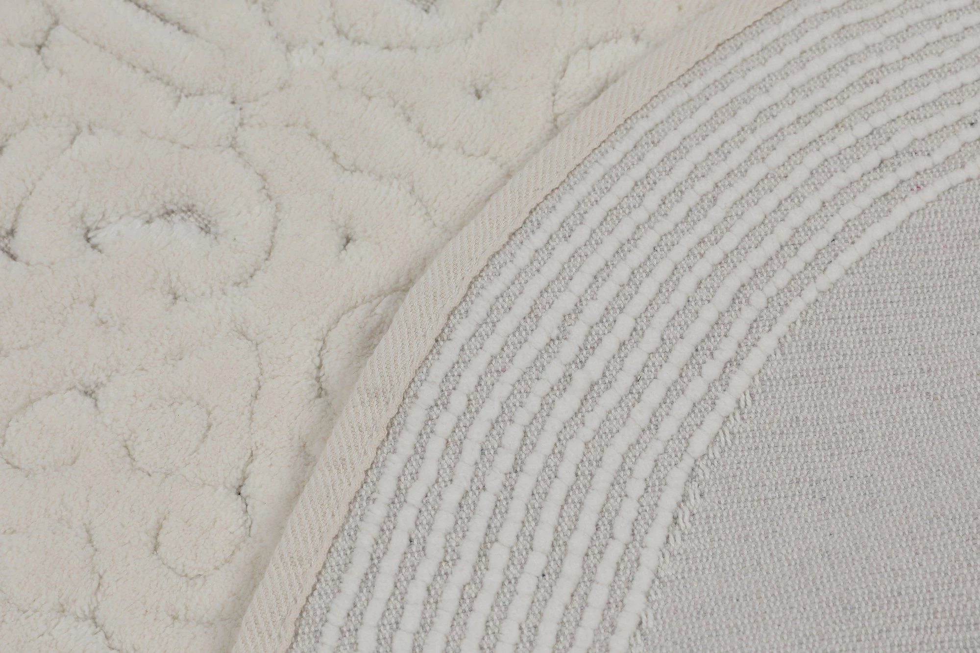 Set tapetash për banjo (2 copë), Mijölnir, Piante Oval, ecru