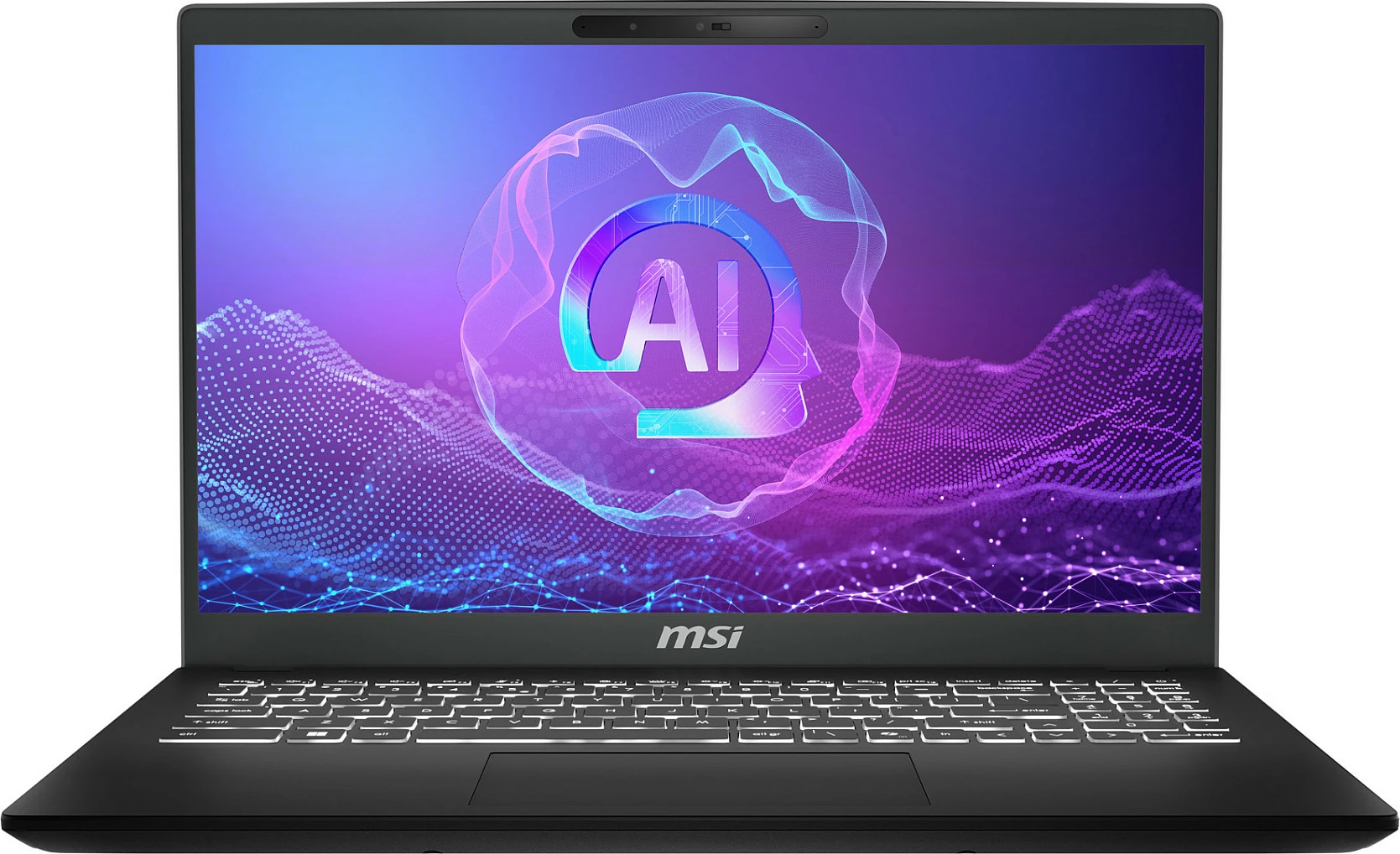 Laptop MSI Modern 15 H AI C2HMG-288FRNN, Core Ultra 5 225H, 16GB RAM, 512GB SSD, Windows 11 Pro, tastierë AZERTY FR, i zi