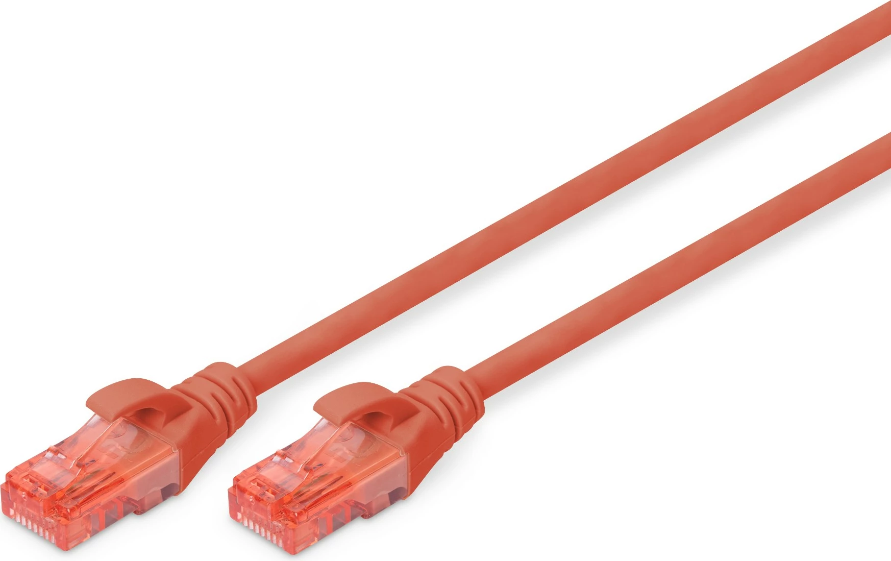 Kabëll rrjeti Digitus Cat6, 1m, RJ-45, i kuq