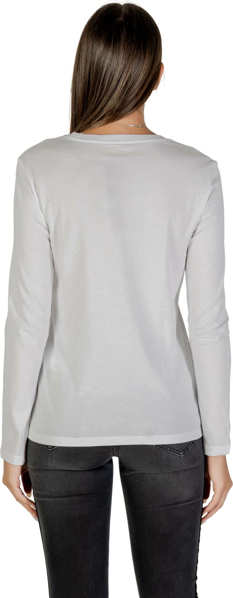 Maicë me mëngë të gjata për femra Armani Exchange XW001350 AF17172, e bardhë [Madhësia: XS]