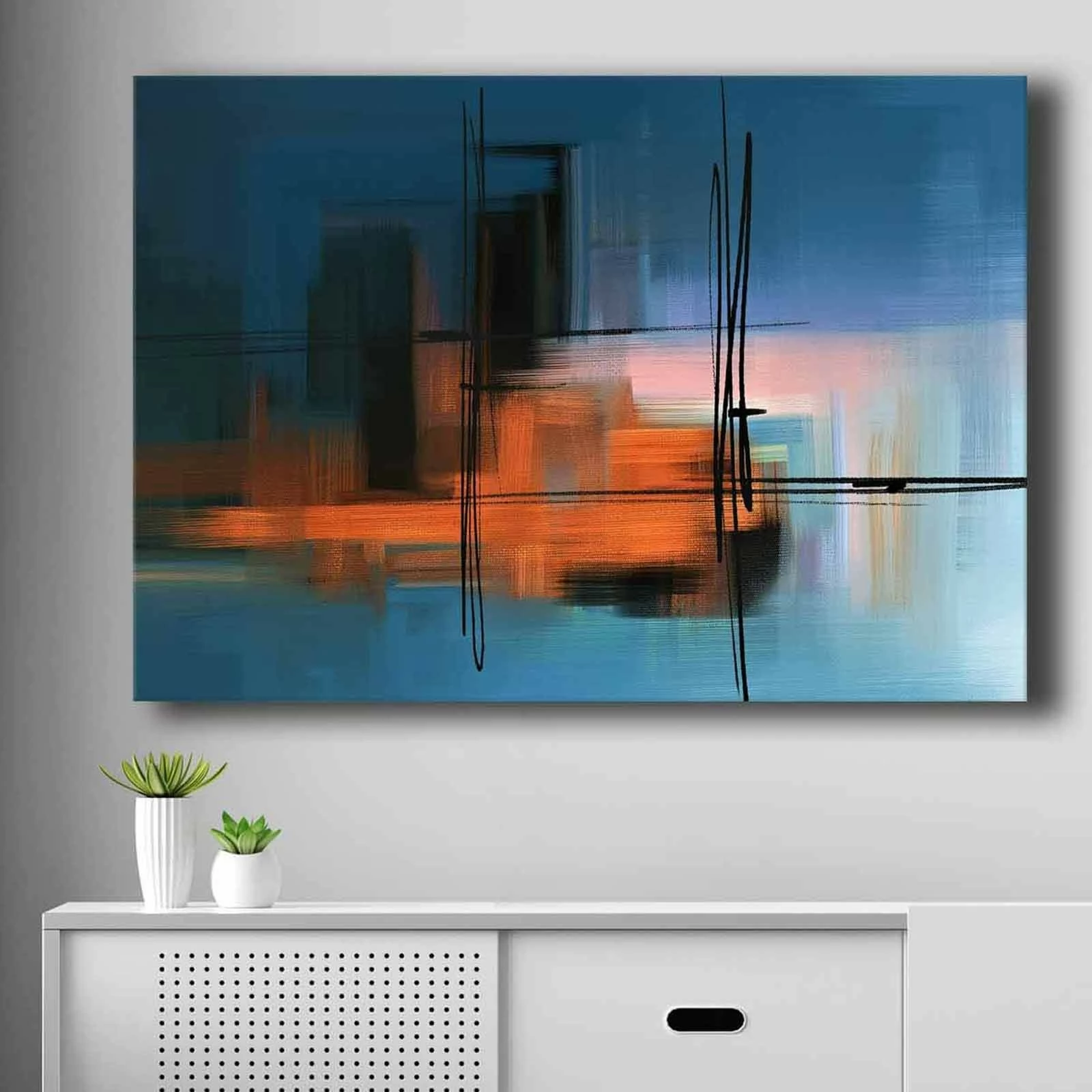 Pikturë dekorative në kanavacë, Wallity, 70100NISC-021, 70x100cm