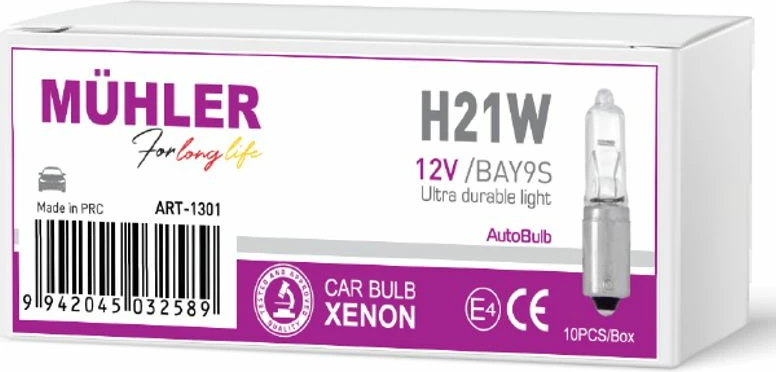 Lampa 12v H21w Bay9s Halogen Kuti