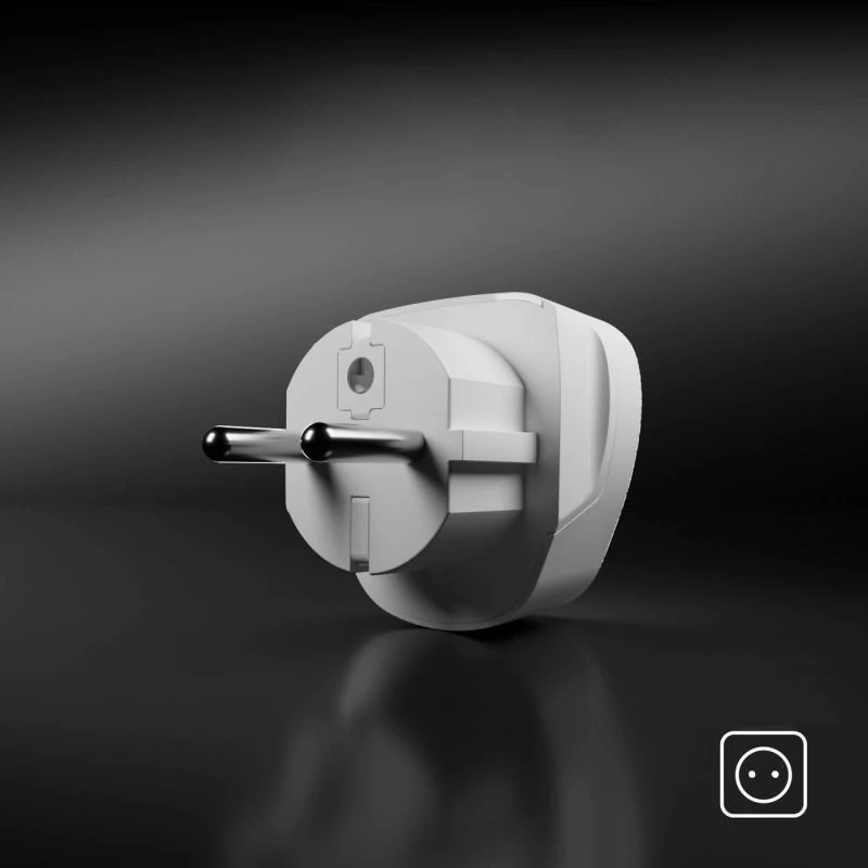 Adapter universal udhëtimi SBS Shucko/EU, i bardhë