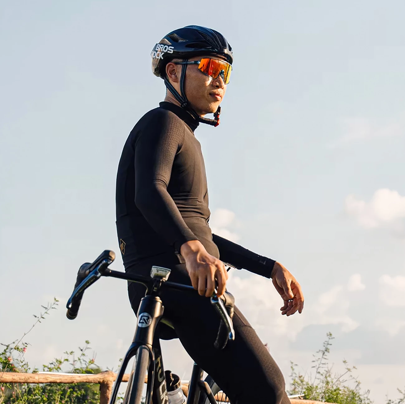 Xhaketë çiklizmi Rockbros YDWT020 Diamond, madhësi M, vjeshtë/dimër, e zezë