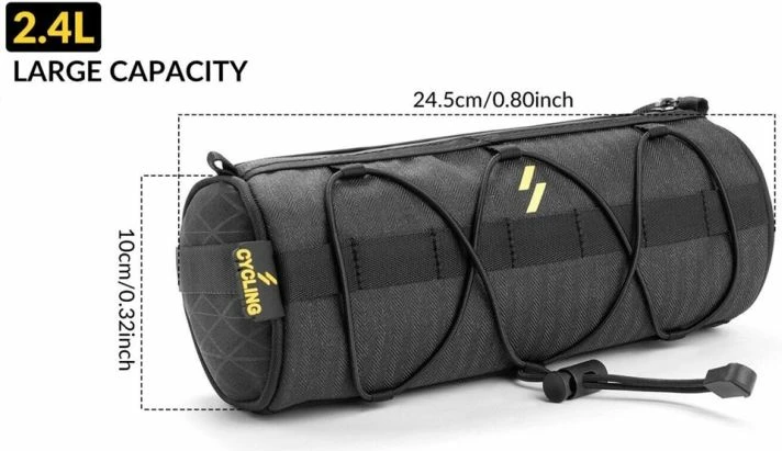 Çantë dore për biçikletë Rockbros, e zezë