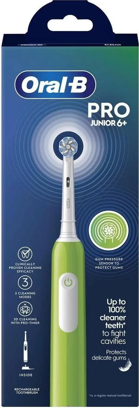 Brushë elektrike Oral-B Pro Junior 6+, e gjelbër