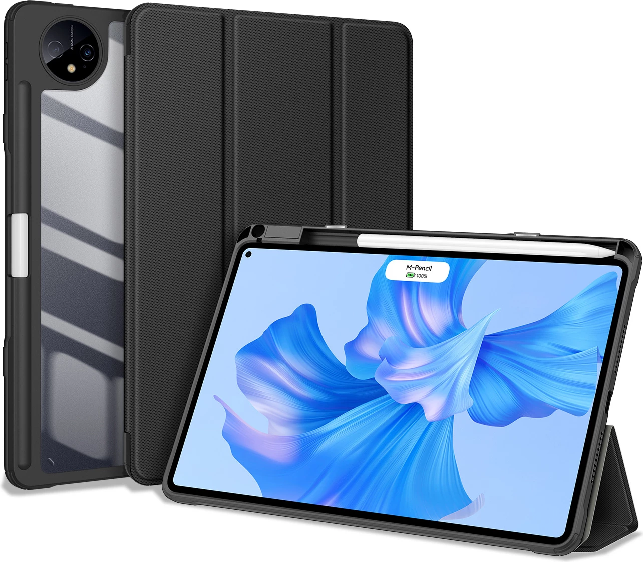 Mbështjellës tablet Dux Ducis Toby për Huawei MatePad Pro 11" (2022), me qëndrim, auto sleep, i zi