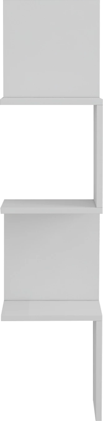 Rraft këndor MELAMINE, i bardhë