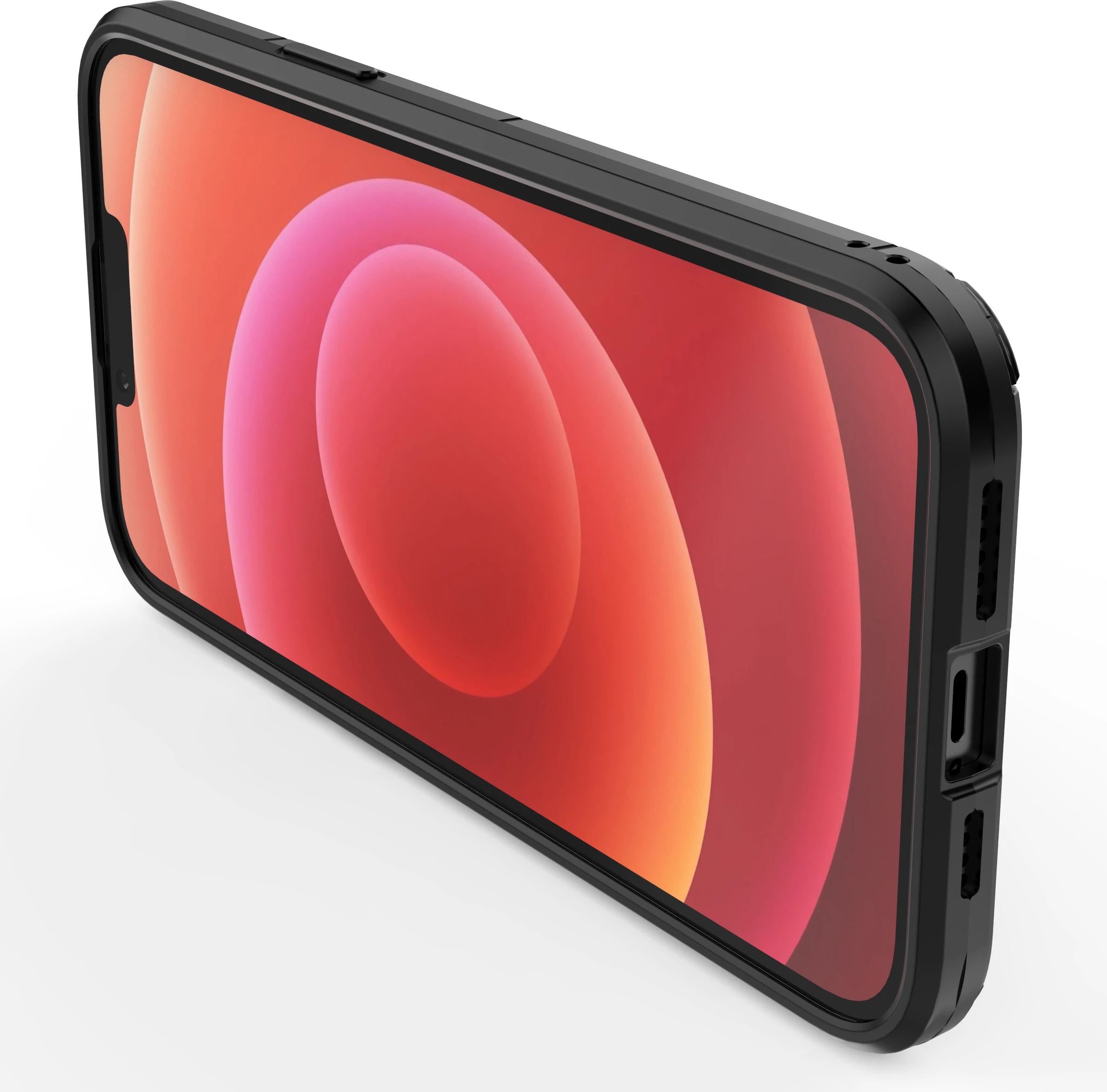 Mbështjellës Hurtel Ring Armor për iPhone 14 Plus, me unazë, i zi