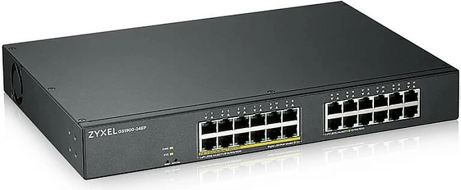 Switch Zyxel GS1900-24EP, Managed, L2, Gigabit Ethernet, PoE, Rack mounting
