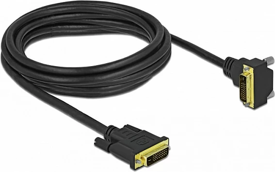 Kabllo DVI-D DeLOCK 85895, Dual Link, 3 m, 24+1, e zezë