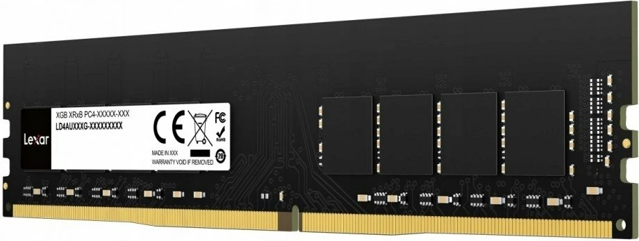RAM memorje Lexar LD4U16G32C22ST-BGS DDR4 16GB 3200MHz CL22 UDIMM, e zezë