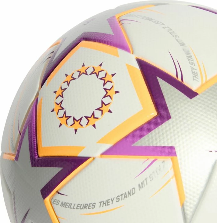 Top futbolli adidas UCL Women's League 26/27 League Stage KE5142, bardhë/portokalli/argjend [Madhësia: 4]