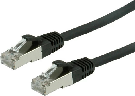 Kabllë LAN VALUE Cat6 S/FTP Patch Cord, 7 m, LSOH pa halogjen, e zezë