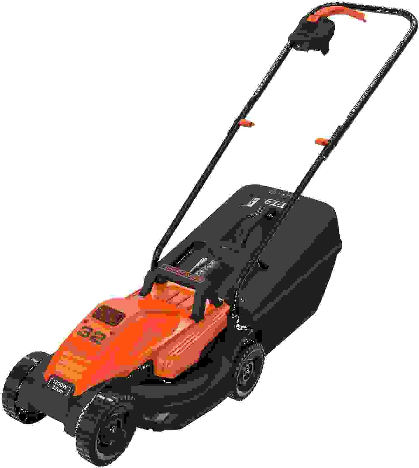 Kositëse bari elektrike Black&Decker BEMW451 1200 W 32 cm, 35 L, e zezë/portokalli