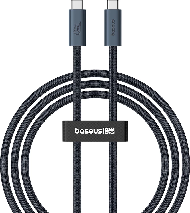 Kabllo USB-C Baseus CB000068, 1m, 240W, 8K 60Hz, e zezë