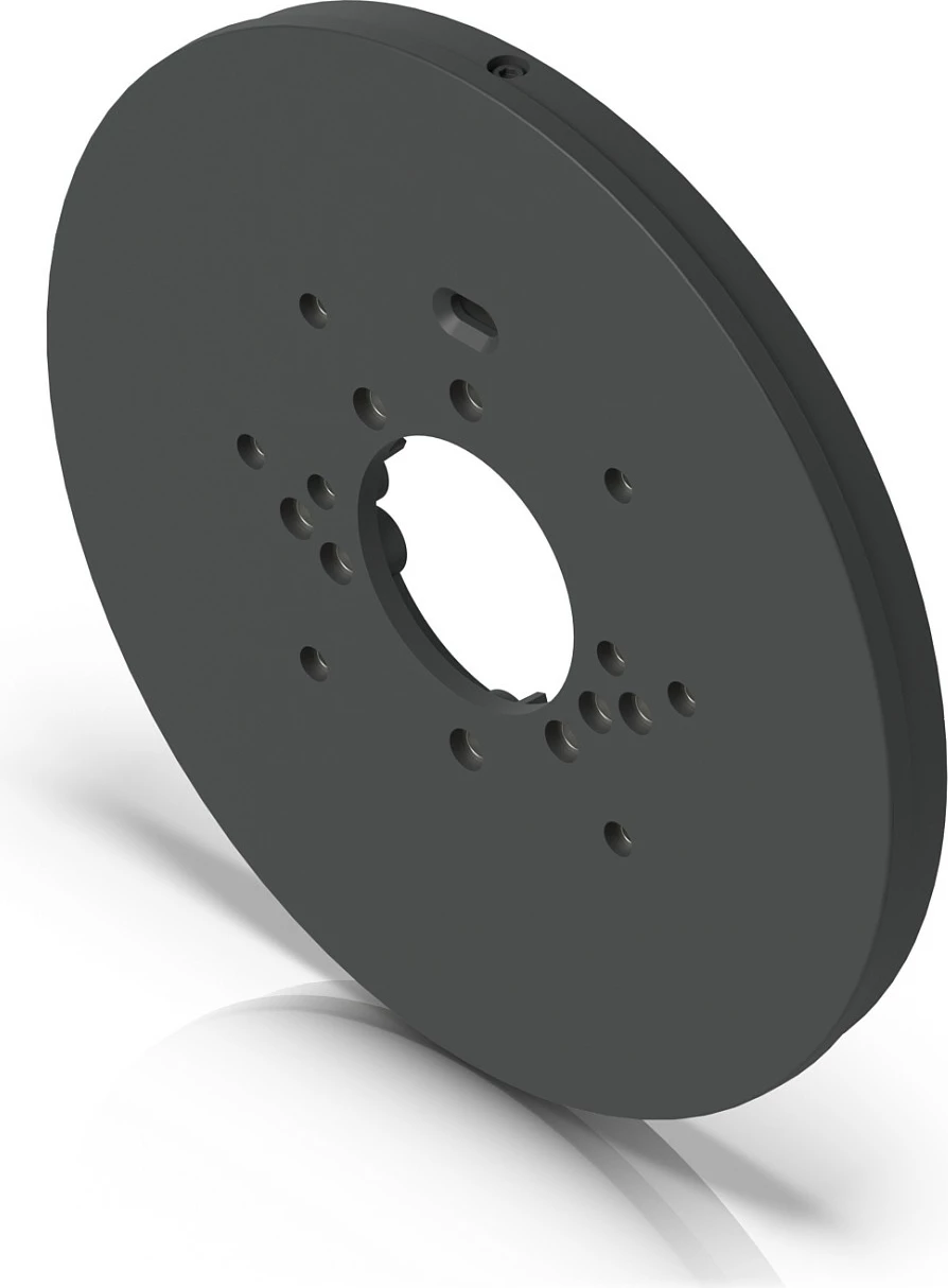 Pllakë montimi Ubiquiti UACC-GB-PLATE-B, 14 cm, e zezë