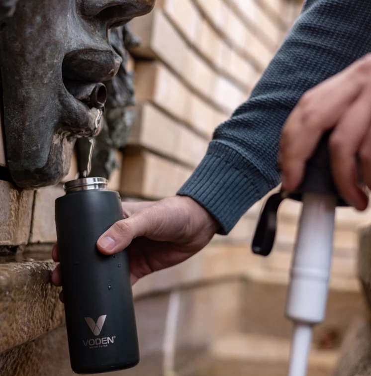 Shishe me Filtër Voden, 0.75L, Forest Green