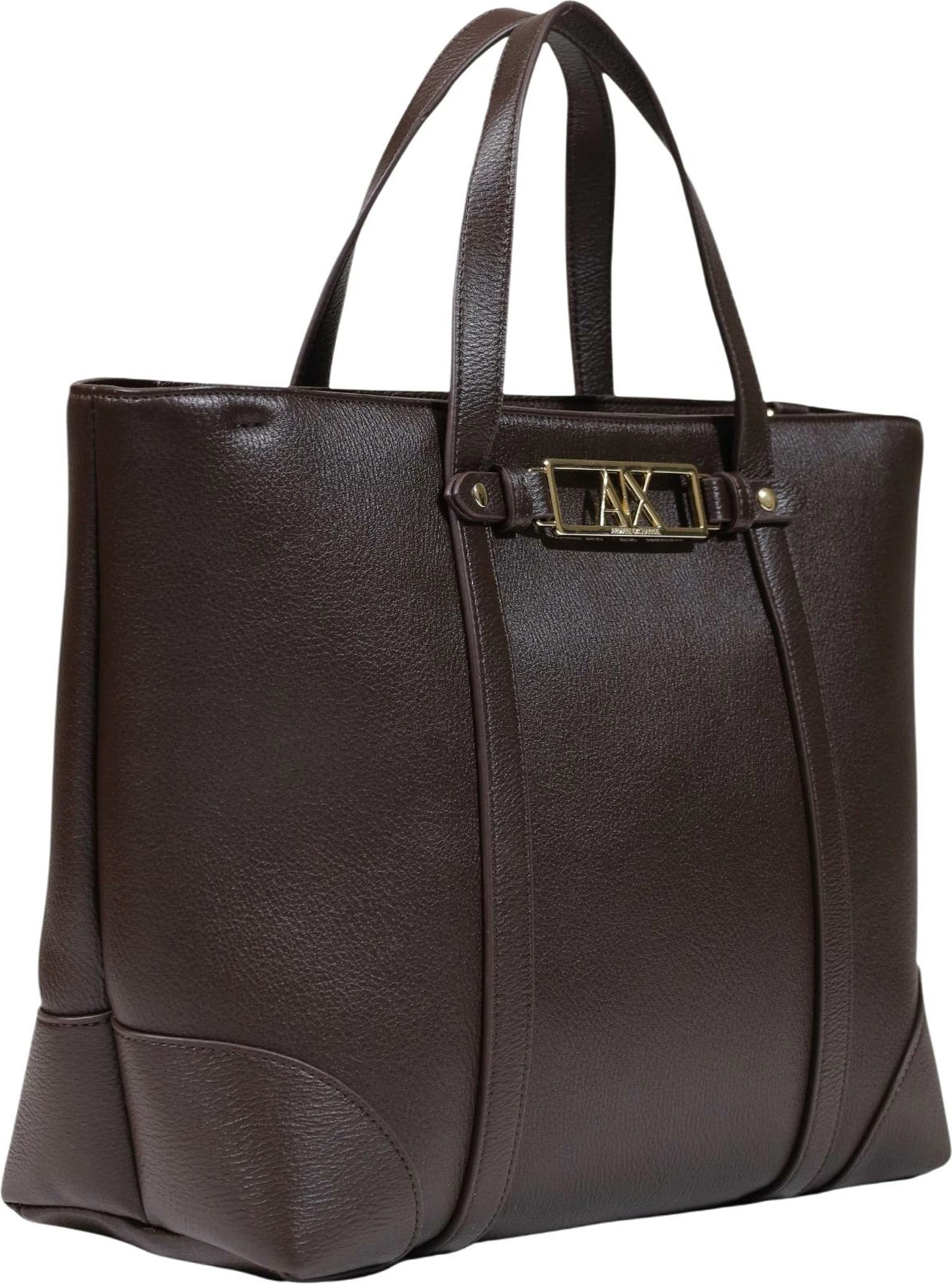 Çantë tote Armani Exchange XW002609 AF15632, kafe e errët