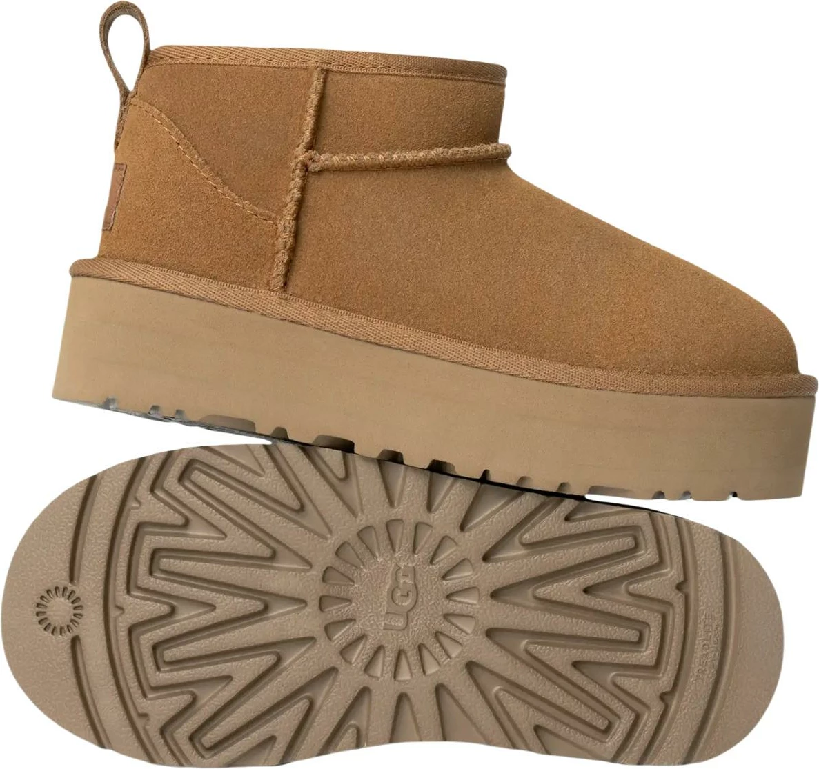 Çizme për femra UGG Classic Ultra Mini Platform 1157791K, bezhë [Madhësia: 38]