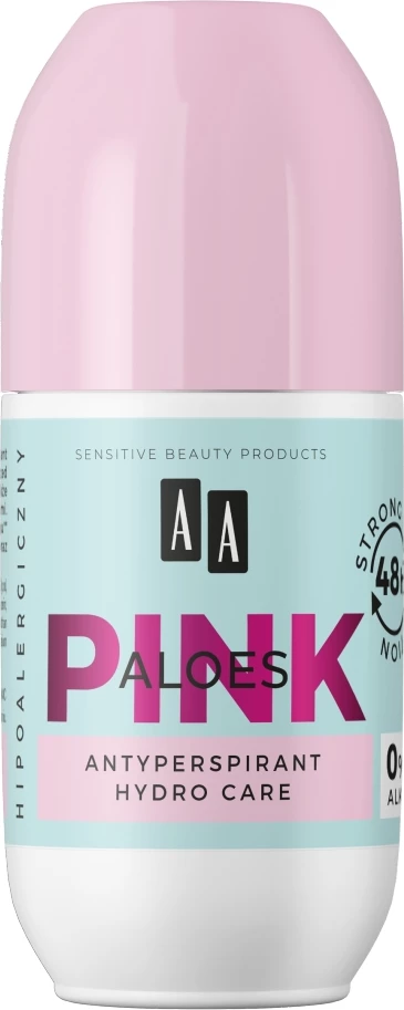 Antiperspirant roll-on për femra AA Aloes Pink, 50ml