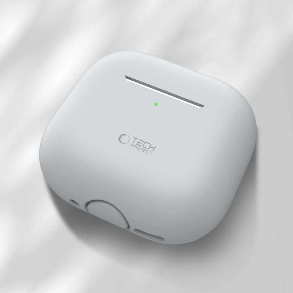 Mbështjellës silikoni Tech-Protect për Apple AirPods 4, Gri